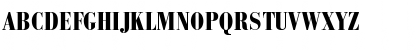 Download Bodoni Bauer BQ Regular Font Uppercase Preview