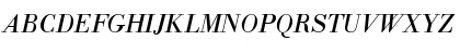 Download Bodoni BE Italic Font Uppercase Preview