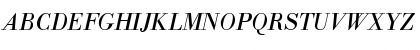 Download Bodoni BE Italic Oldstyle Figures Font Uppercase Preview
