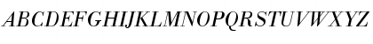 Download Bodoni BE Light Italic Font Uppercase Preview