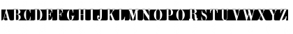 Download BodoniCameoC Regular Font Uppercase Preview