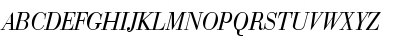 Download BodoniClassic AdItalic Font Uppercase Preview