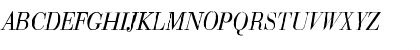 Download BodoniClassicHD Medium Italic Font Uppercase Preview