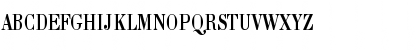 Download BodoniCondC Regular Font Uppercase Preview