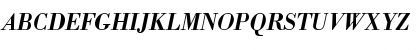 Download BodoniEF DemiBoldIta Font Uppercase Preview