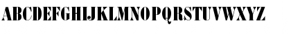 Download BodoniFB BoldCondensed Font Uppercase Preview