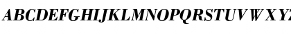 Download BodoniICG BoldItalic Font Uppercase Preview