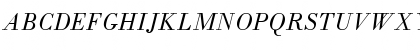 Download Bodoni MT Std Book Italic Font Uppercase Preview