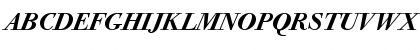 Download Bodoni Old Face BE Medium Italic Font Uppercase Preview