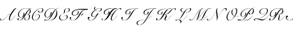 Download Bravo Script Ssk Regular Font Uppercase Preview