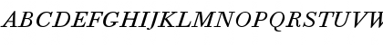 Download Bodoni Six ITC Std Book Italic Font Uppercase Preview
