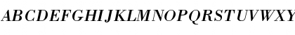 Download Bodoni Std Italic Font Uppercase Preview