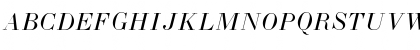 Download BodoniZH-SC-Italic Regular Font Uppercase Preview