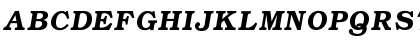 Download Bookman DemiItalic Font Uppercase Preview