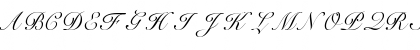 Download BravoScriptSSK Regular Font Uppercase Preview