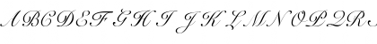Download BravoScriptSSK Regular Font Uppercase Preview