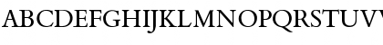 Download BootsBemboRoman Regular Font Uppercase Preview