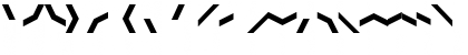 Download Borders Zig Zag One Font Uppercase Preview