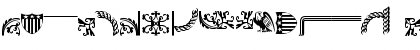 Download BordersOrnaments P01 Font Uppercase Preview