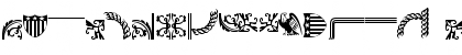 Download Borders Ornaments P01 Regular Font Uppercase Preview