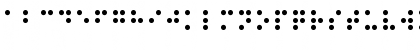 Download BRAILLE REGULAR Font Uppercase Preview