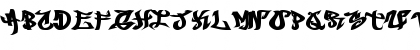 Download BREAKBEAT Regular Font Uppercase Preview