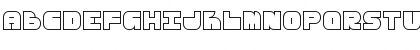 Download Breakbeat BTN Outline Regular Font Uppercase Preview