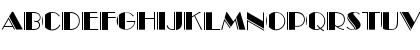 Download BroadwayDeko Regular Font Uppercase Preview