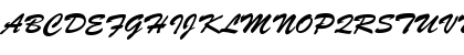 Download Brush Script Regular Font Uppercase Preview