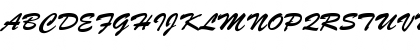 Download Brush Script Regular Font Uppercase Preview