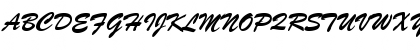 Download Brush Script Regular Font Uppercase Preview