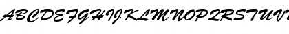 Download Brush Script LT Regular Font Uppercase Preview
