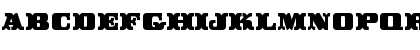 Download Buckeroo ITC Std Regular Font Uppercase Preview