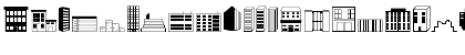 Download Buildings Regular Font Uppercase Preview