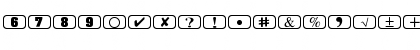 Download Bullets 1 Regular Font Uppercase Preview