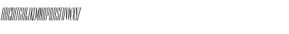 Download BureauEmpireItalic Regular Font Uppercase Preview