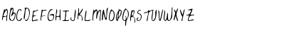 Download BrendasHand Regular Font Uppercase Preview