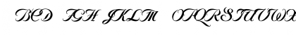 Download ByronBoldSwash Regular Font Uppercase Preview