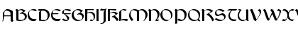 Download Bretagne Gaelic Regular Font Uppercase Preview