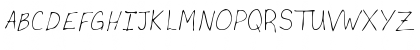Download BrettsHand Regular Font Uppercase Preview