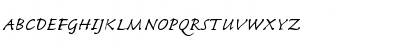 Download Caflisch Script Regular Font Uppercase Preview