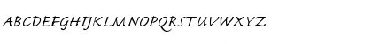 Download Caflisch Script Regular Font Uppercase Preview