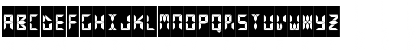 Download Calculus LCDCameo Font Uppercase Preview