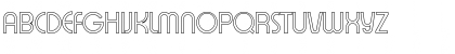 Download BrianBeckerOutline-Light Regular Font Uppercase Preview