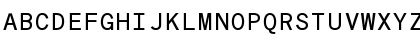 Download CashEF Monospace Font Uppercase Preview