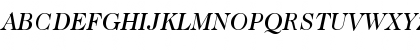 Download ITC Caslon No.224 Medium Italic Font Uppercase Preview