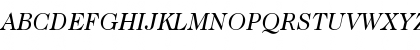 Download ITC Caslon 224 Std Book Italic Font Uppercase Preview