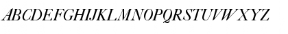 Download Caslon Italic Plain Font Uppercase Preview