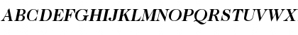 Download CaslonNo224EF-BoldItalic Regular Font Uppercase Preview