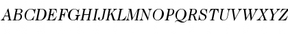 Download CaslonNo224EF-BookItalic Regular Font Uppercase Preview